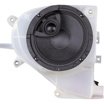 J & M 400 W 4-Channel Amplifier/Speaker Kit -Glide Ultra '14-'23 FLHTK/FLHT/FLHCUTG RKT6-400HC14-UL4