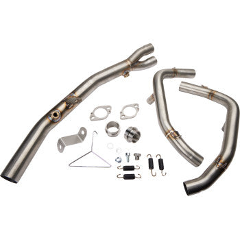 LEOVINCE Header - Stainless Steel - Ninja 400/500 2018-2025 80038 1812-0573