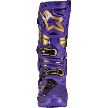 ALPINESTARS Limited Edition Salt Lake Tech 10 Boots - Purple/Gold/Black - US 10 2010020-373-10