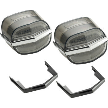 CIRO Taillights - Light Smoke Lens - Tri Glide 40933