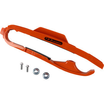 T.M. DESIGNWORKS Chain Slider - Front - Orange - KTM/Husqvarna/Gas Gas DCS-KT5-OR