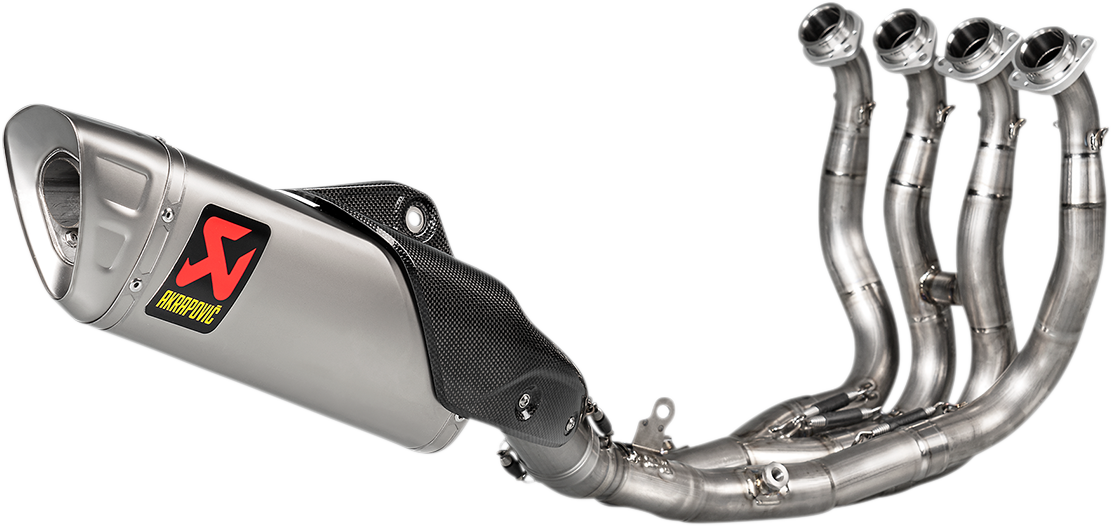 AKRAPOVIC Evolution Exhaust - Titanium YZF-R1 2015-2025 S-Y10E6-APLT 1810-2757