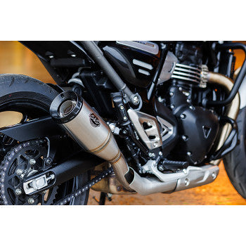 S&S CYCLE Grand National Slip-On Muffler - Stainless Steel - Speed 400 & Scrambler 400 550-1143 1811-4786