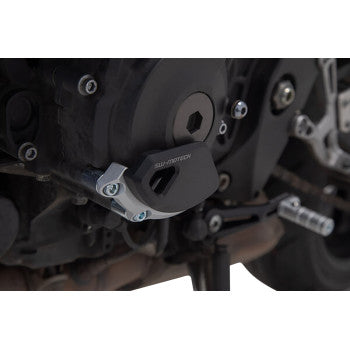 SW-MOTECH Engine Case Protector - Black/Silver - Yamaha - MT-10 2018-2024 MSS.06.564.10000