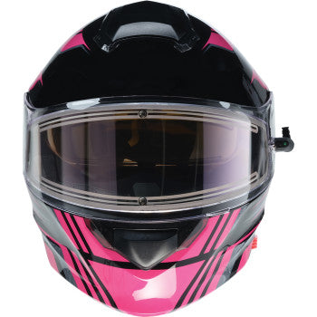Z1R Solaris 2.0 Helmet - First Tracks - Electric - Dual Pane - Black/Pink - Small 0120-0844
