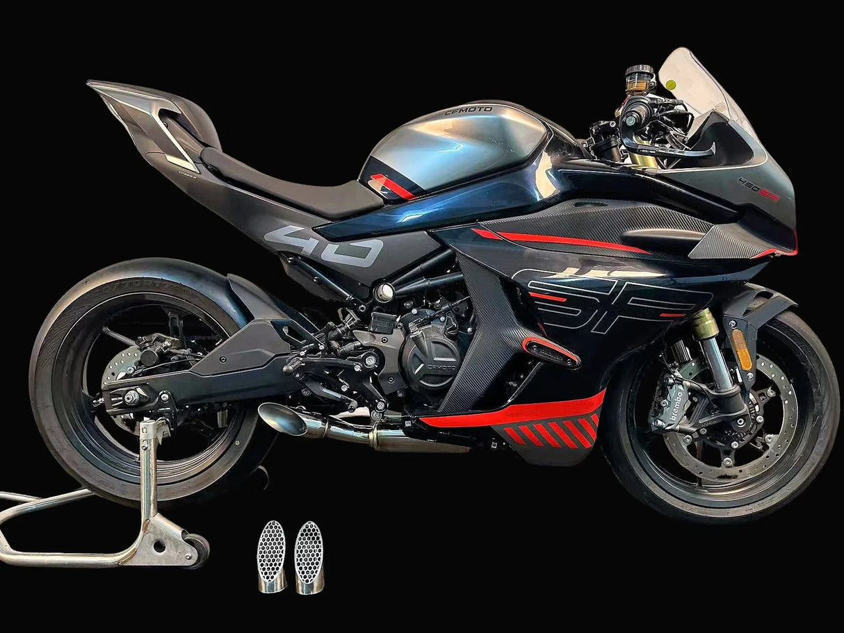 Vandemon CFMOTO 450SR & 450SR-S Stainless Steel Low Mount Exhaust System CFMOTO450SRTILMEXHA VA-103