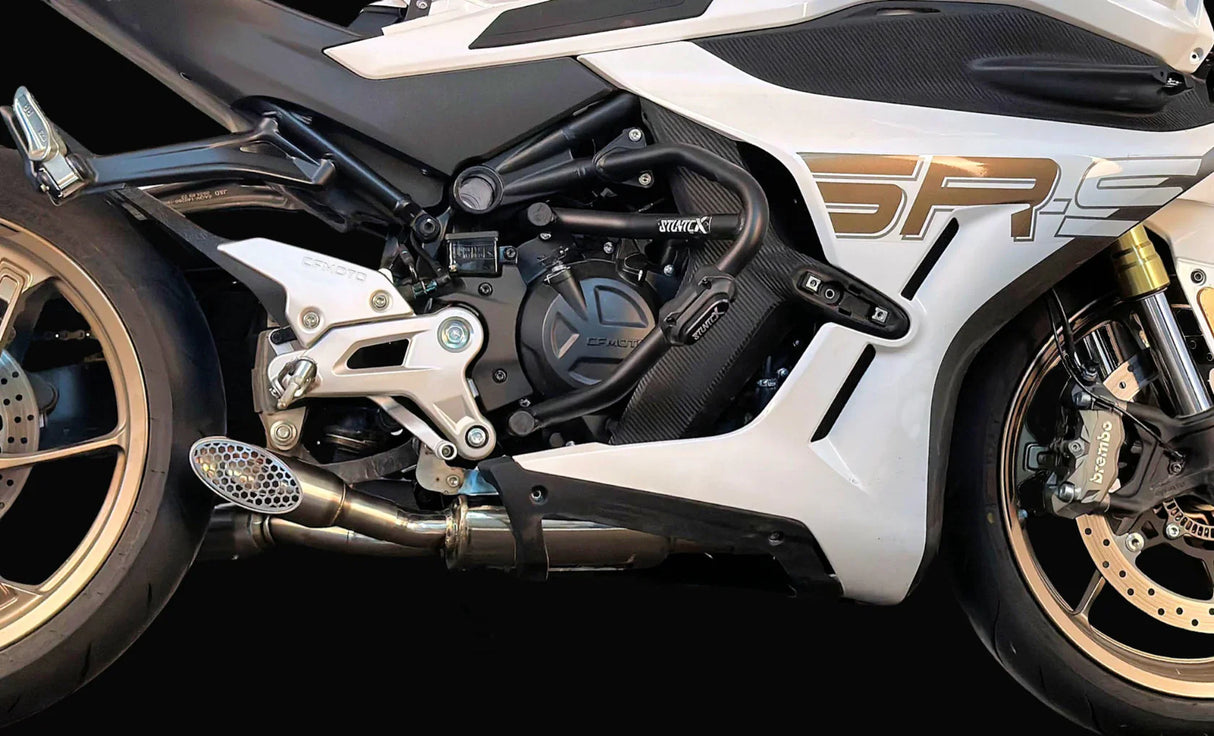 Vandemon CFMOTO 450SR & 450SR-S Stainless Steel Low Mount Exhaust System CFMOTO450SRTILMEXHA VA-103