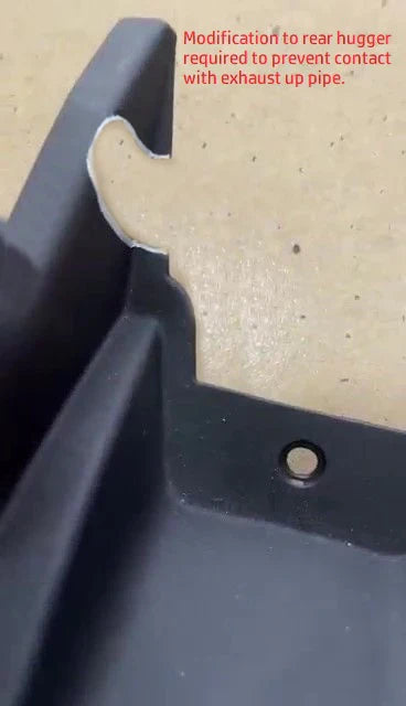 Vandemon CFMOTO 450SR Double-Sided Swingarm Model Stainless Steel / Titanium High Mount Exhaust System CFMOTO450SRSSHMEXHA VA-104