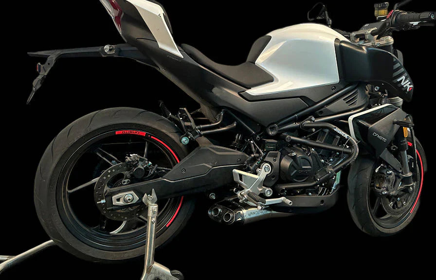 Vandemon CFMOTO 450NK Stainless Steel Low Mount Exhaust System CFMOTO450NKSSLMEXHA VA-100