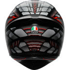 AGV K1 S Helmet - Lyzard - Matte Black/Gray/Red - Large 2118394003-044-L