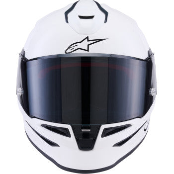 IN STOCK ALPINESTARS Supertech R7 Helmet - 22.06 - Solid - Gloss White - Large 8202126-2180-L