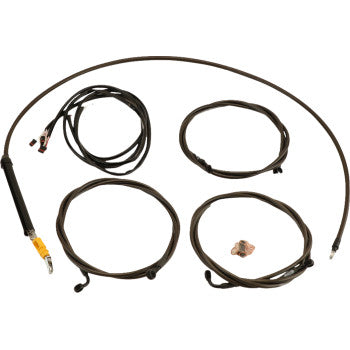 LA CHOPPERS Cable Kit - 15" - 17" Handlebars - Midnight Glide 2023-2024 LA-8059KT3-16M