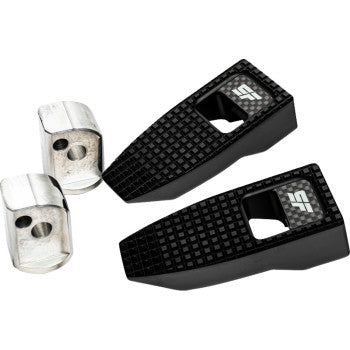 SLYFOX Speed Pegs - Black Anodized - Rear Softail 2018-2019, 2023 SF-903-02-1