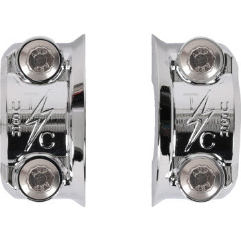 THRASHIN SUPPLY CO. Speedway Perch Clamp - Chrome TSC-2803-3