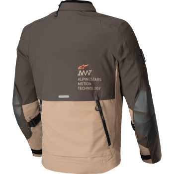 ALPINESTARS AMT-8 Stretch Drystar® XF Jacket - Dark Brown/Dark Khaki - 2XL 3200425-8018-XXL