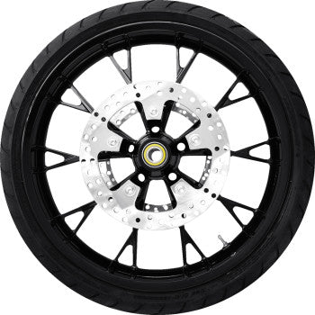 COASTAL MOTO Marlin Front Wheel (21"/Black)/Rotors (11.8")/Dunlop Tire (130/60B21) PKG-MAR213SB-ABST