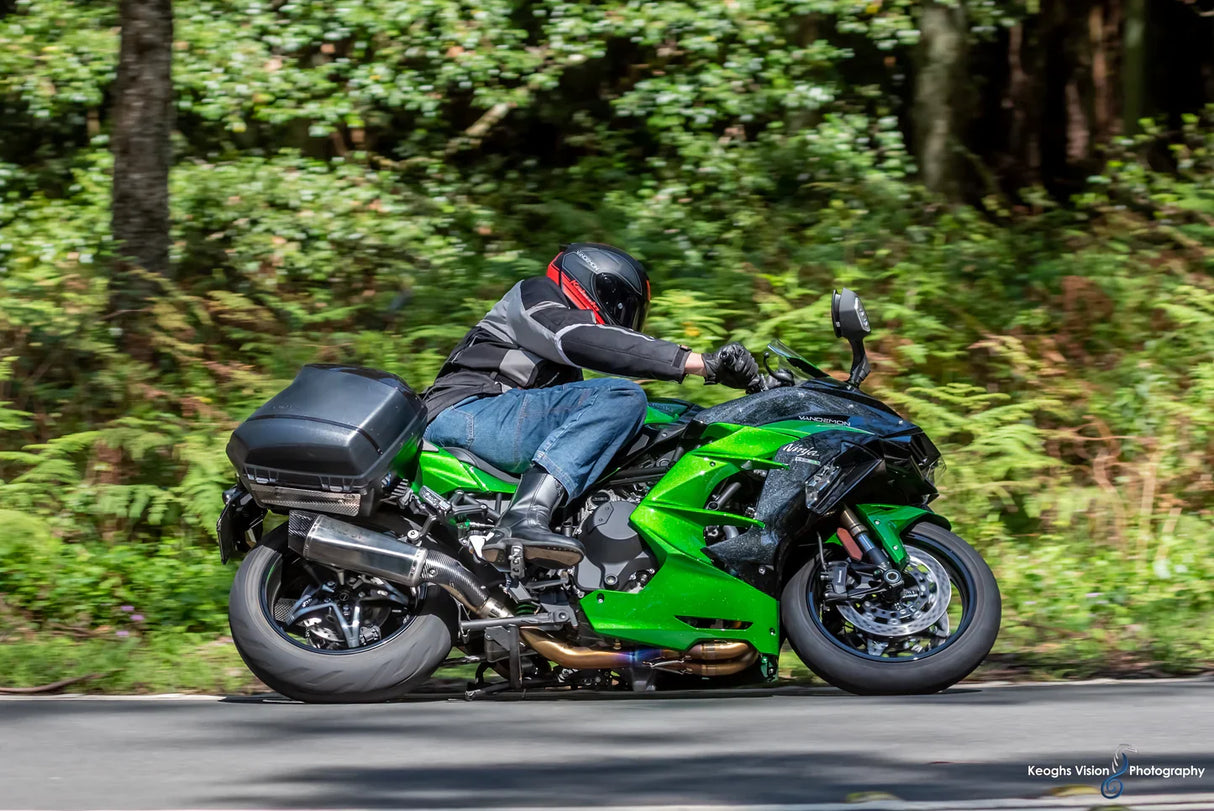 Vandemon Titanium Exhaust System Kawasaki H2 SE SX 2018-23 KAWAH2SESXTIEXHSYSB VA-146