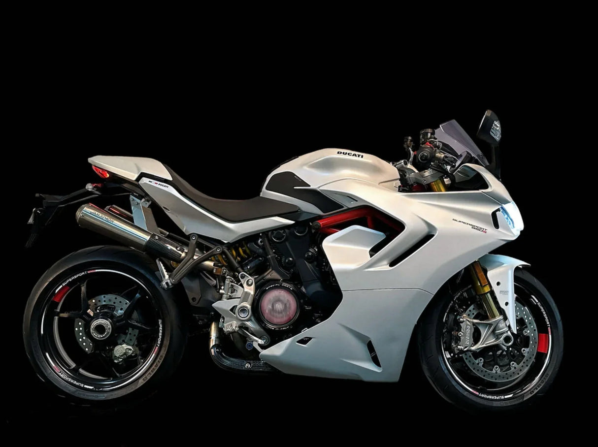 Vandemon Ducati Supersport 950 Vandemon High Mount Titanium Exhaust System DUC950SSTIHMEXHBRA VA-128