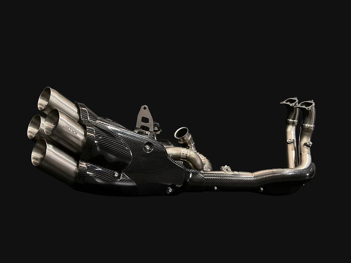 Vandemon Ducati Diavel V4 Stealth Bimodal Quattro Titanium Exhaust System 2023-2024 DUCDVLV4TIEXHWV VA-32