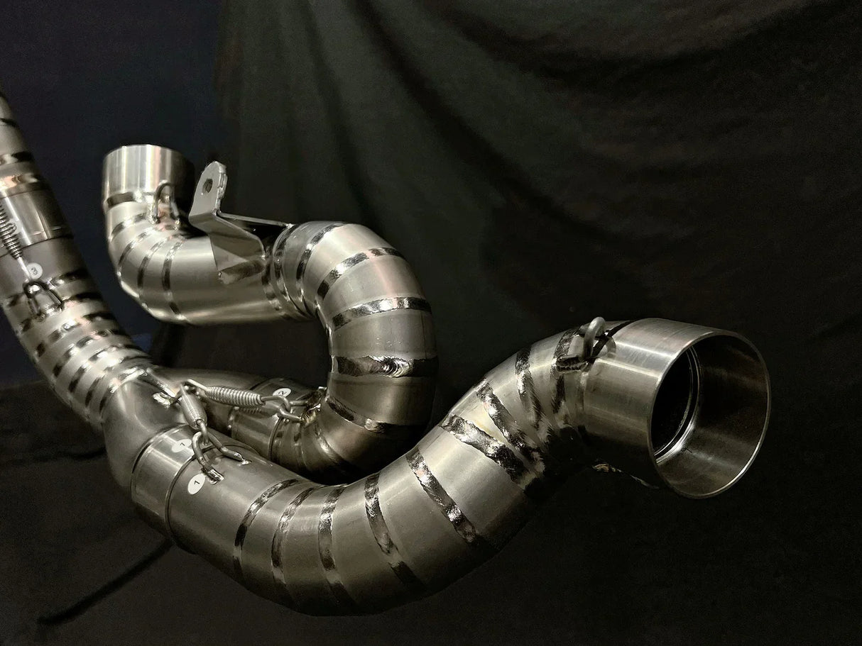 Vandemon Ducati Panigale & Streetfighter V4 Titanium High Mount 3/4 Slip-On 2023-2024 DUCV4SFTIMUFHMB VA-35