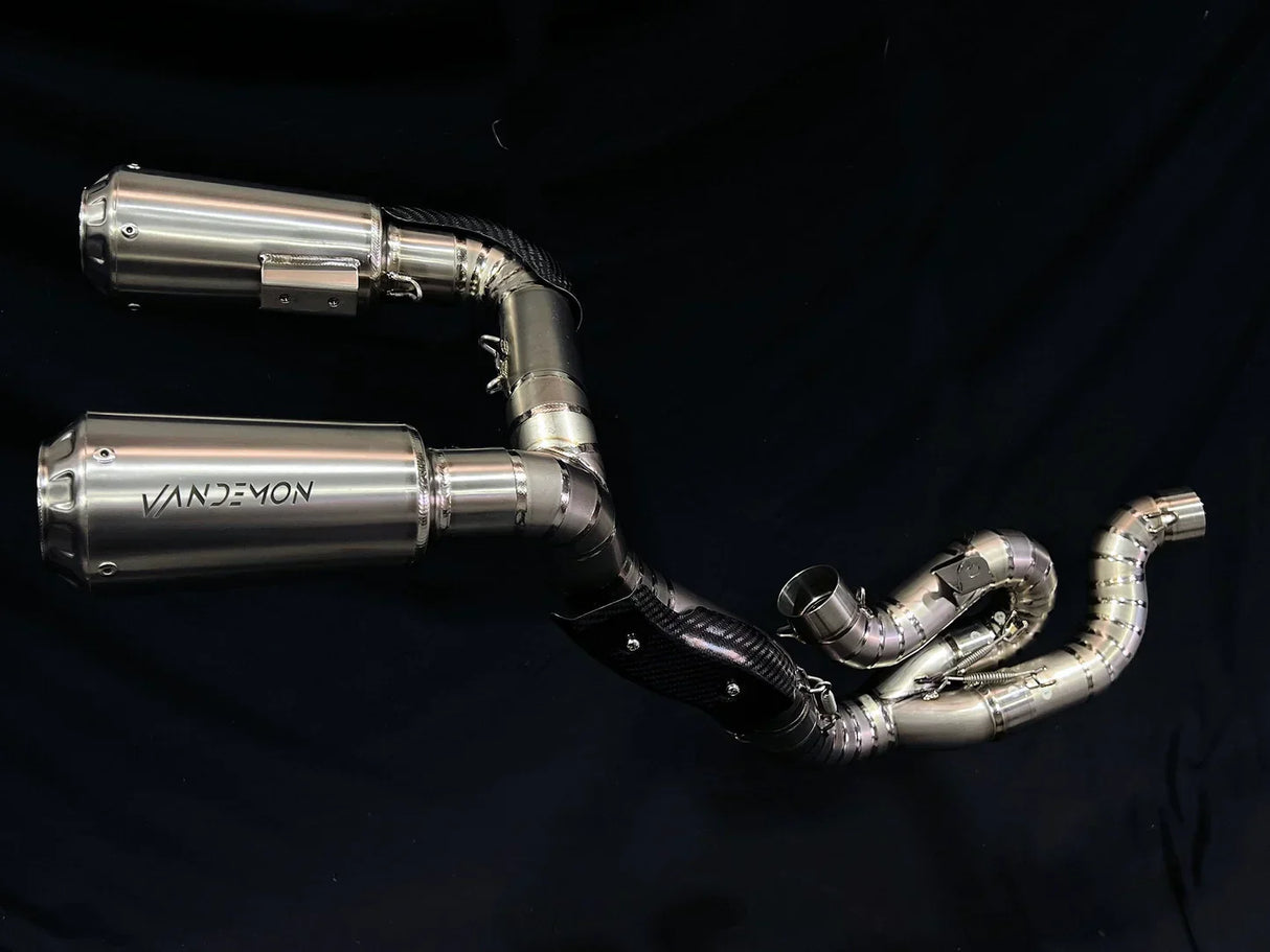 Vandemon Ducati Panigale & Streetfighter V4 Titanium High Mount 3/4 Slip-On 2023-2024 DUCV4SFTIMUFHMB VA-35
