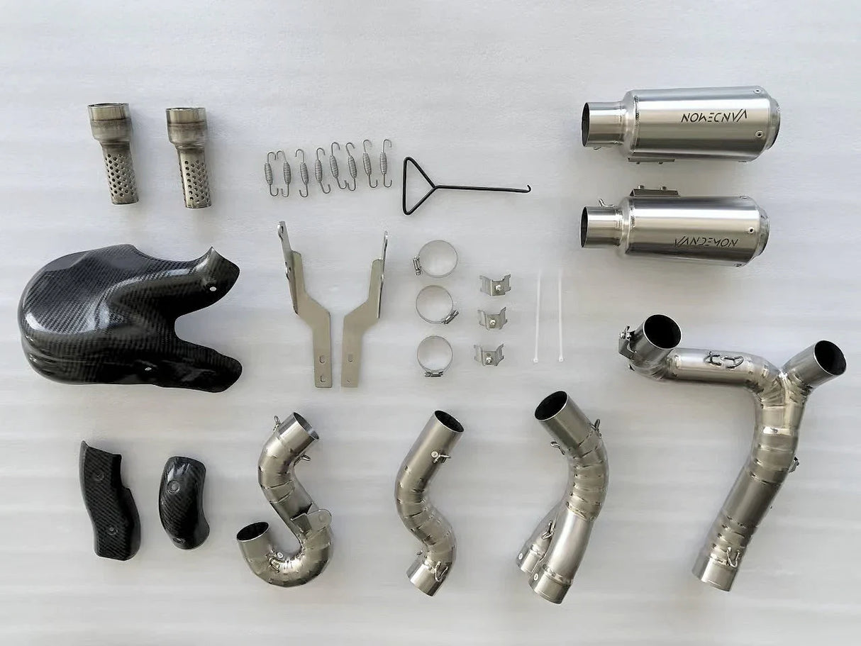 Vandemon Ducati Panigale & Streetfighter V4 Titanium High Mount 3/4 Slip-On 2023-2024 DUCV4SFTIMUFHMB VA-35