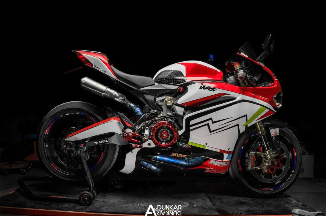 IN STOCK Vandemon Ducati Panigale 899-959 & Corse Vandemon High Mount Titanium Exhaust System DUC959TIEXHMESA VA-4