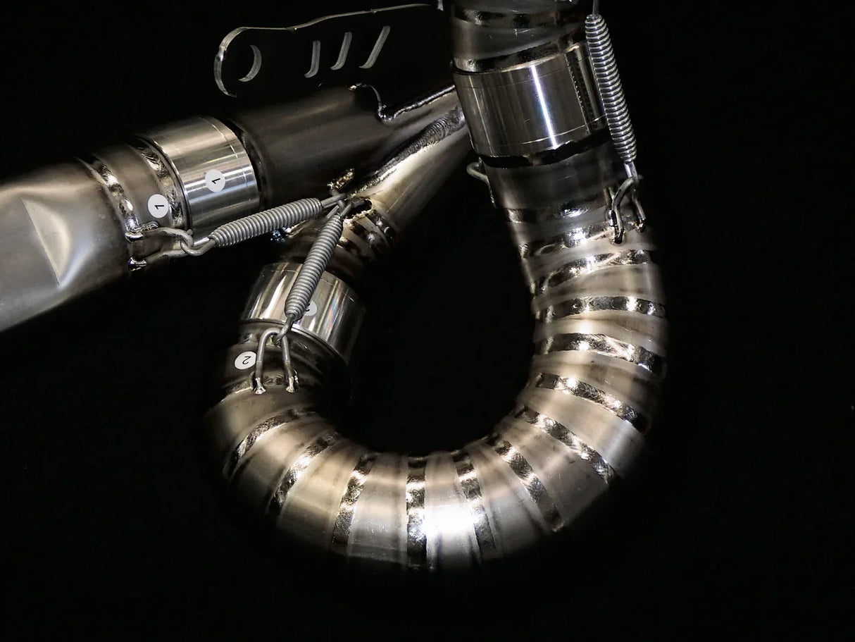 Vandemon Ducati Panigale/ Streetfighter V2 955 Full Titanium High Mount Exhaust System 2019-24 DUCV2TIEXHSMESA VA-125