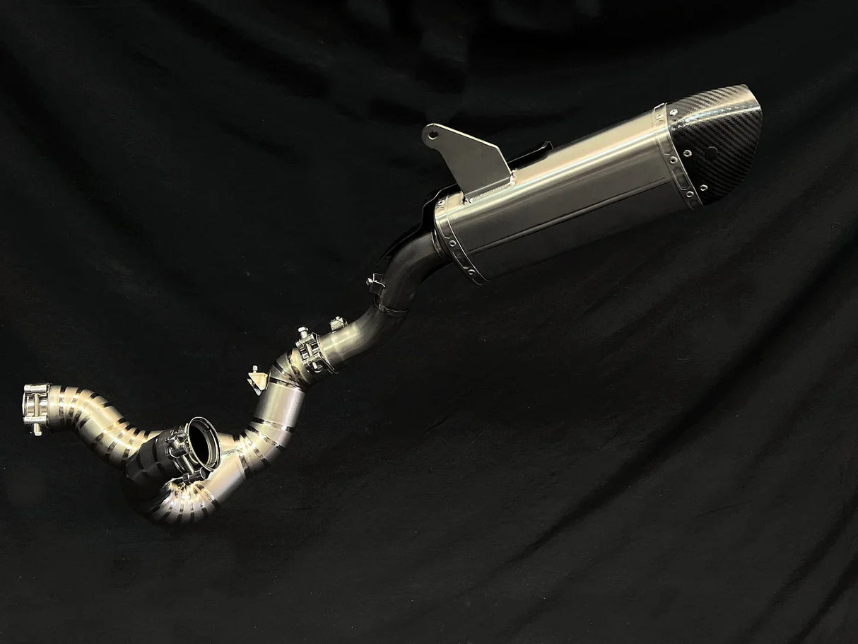 Vandemon Ducati Multistrada V4 Titanium Slip-On & Optional front headers DUCV4MTSTIMUFFB VA-33