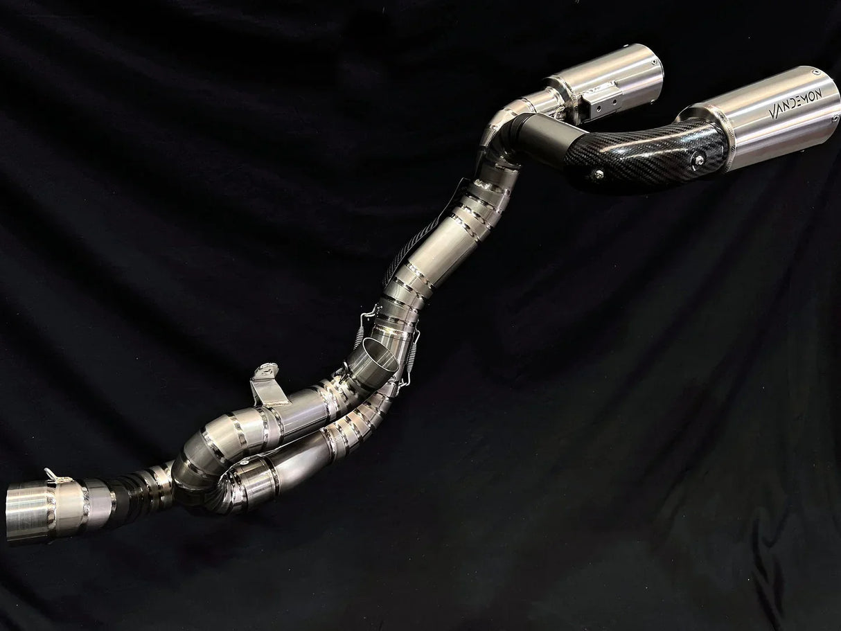 Vandemon Ducati Panigale & Streetfighter V4 Titanium High Mount 3/4 Slip-On 2023-2024 DUCV4SFTIMUFHMB VA-35