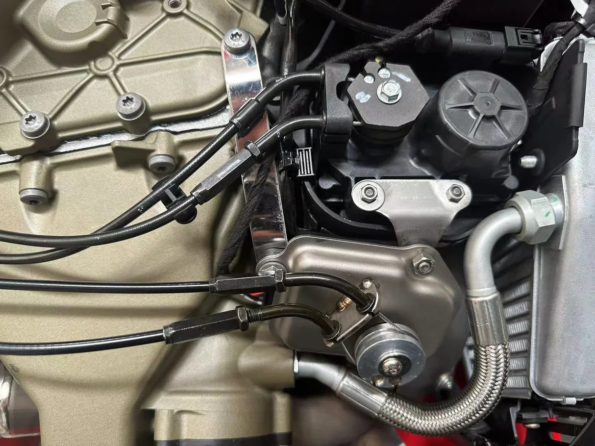 Vandemon Ducati Panigale V4 / V4S/ V4R & Streetfighter V4 Bimodal Stealth Titanium Slip-On 2018-2024 DUCV4PANTIEXHWVA VA-123