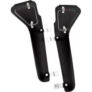 SHOW CHROME Upper Wind Deflectors - GL 1800 52-665U