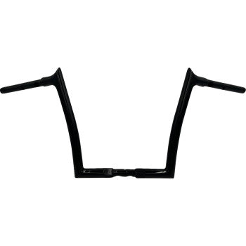 FAT BAGGERS 1-1/4" EZ Install Pointed Top Handlebar - 12" - Black 948012-B