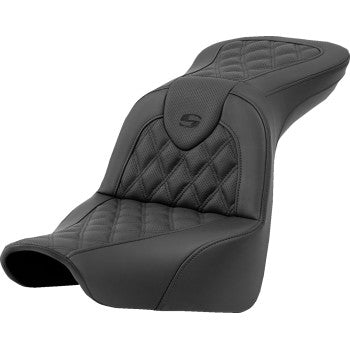 SADDLEMEN Roadsofa™ Seat - Lattice Stitch - without Backrest - FXLR/FLSB '18-'23 818-29-182