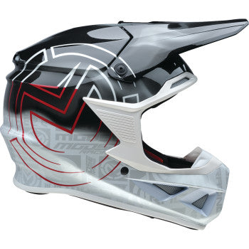 MOOSE RACING F.I. 2.0 Helmet - Deceit - MIPS® - Black/White/Red - 2XL 0110-7994