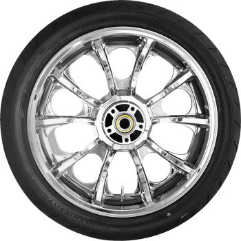 COASTAL MOTO Largo Rear Wheel - Chrome (18") | Dunlop Tire (180/55B18) PKG-LAR185CH-ABST
