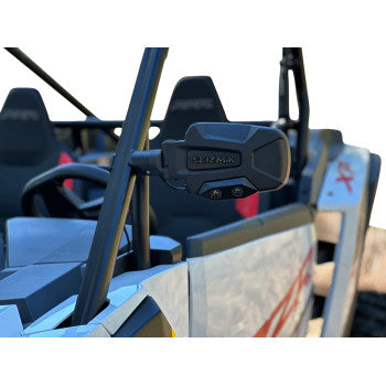 SEIZMIK Mirrors - Pursuit Night Vision - Side View - Rectangle - Black - 1.75"/2" ROPS - Pair 56-18111