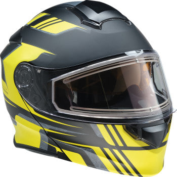 Z1R Solaris 2.0 Helmet - First Tracks - Electric - Dual Pane - Black/Hi-Viz - Small 0120-0838