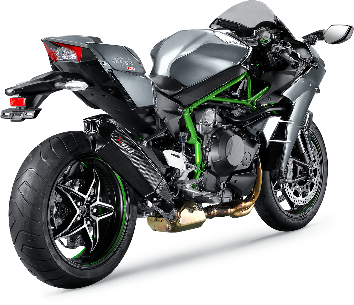 Silenciador AKRAPOVIC - Fibra de carbono Ninja H2 2015-2020 S-K10SO15-HX2C 1811-3313