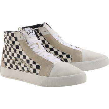 ALPINESTARS Ride-63 Canvas Shoes - White/Black/Chess - US 11 2540726-2081-11