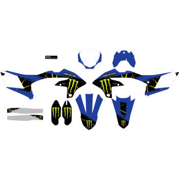 D'COR VISUALS Graphic Kit - Monster Energy - Slash YZ 250/ 450F 2023-2024 20-50-135