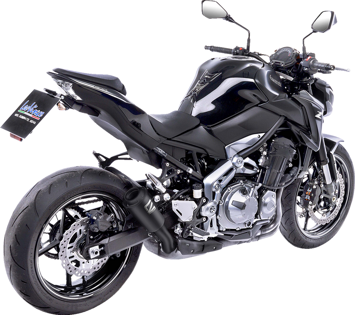 LEOVINCE LV-10 Slip-On Muffler - Full Black Z900 2017-2024 15204FB