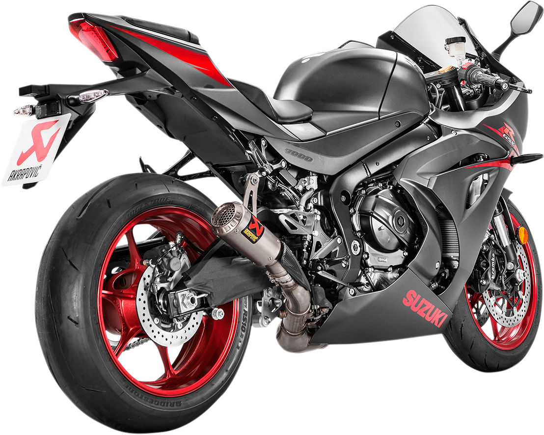 AKRAPOVIC Titanium Muffler GSX-R 1000 2017-2025 S-S10SO13-CUBT 1811-3405
