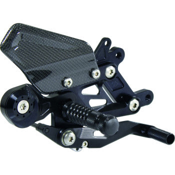 GILLES TOOLING FXR Rearset - Black - BMW S1000R 2015-2016 FXR-BM03-B