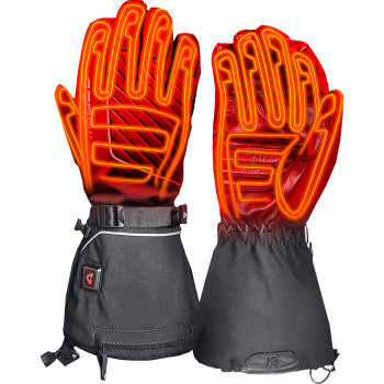 GERBING HEATED CLOTHING 7 V Atlas Ultra-Flex Battery Heated Gloves - Black - XL GERAFGV7VMXL