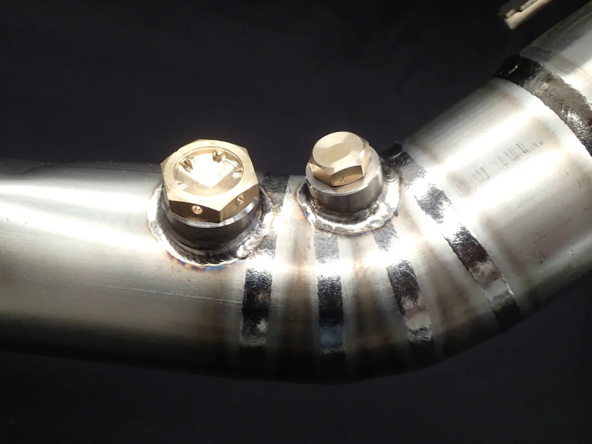 Vandemon Ducati Panigale 1199, 1199S, 1299S, 1299 SP & R 2011-18 Titanium High Mount Exhaust System DUC129TIEXHMESA VA-36