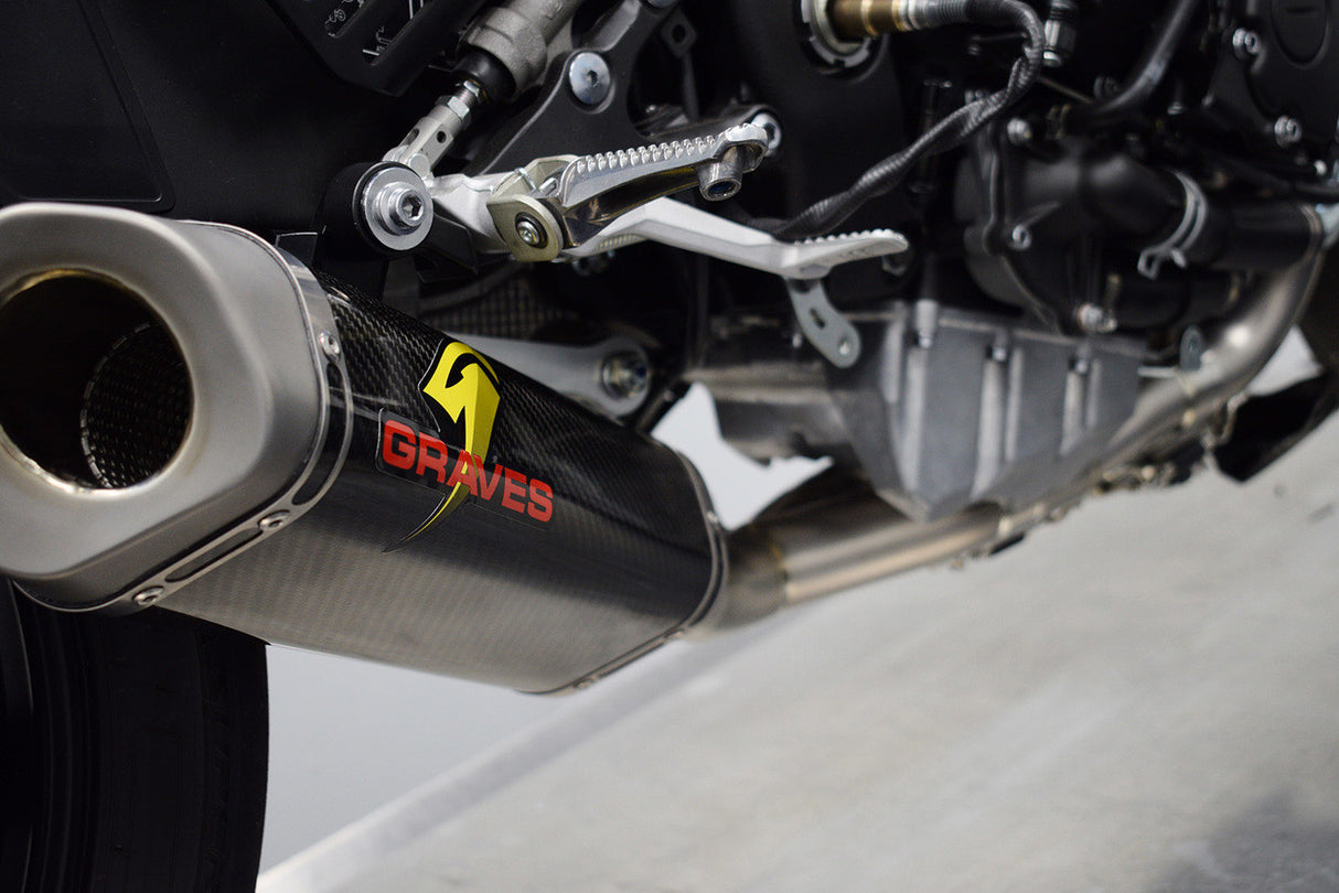 Graves Exhaust Full Titanium Carbon Works 7 R6 2006-2024 Exy-18r6-Ftcw7