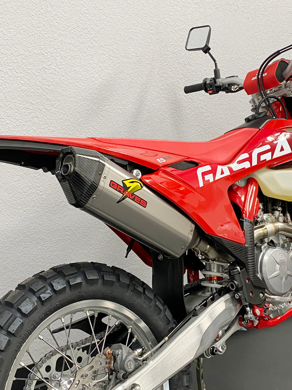 Graves Multi Fitment Dualsport Titanium Exhaust - Ktm - Husqvarna - Gasgas 2024 Exk-24exc-Sot