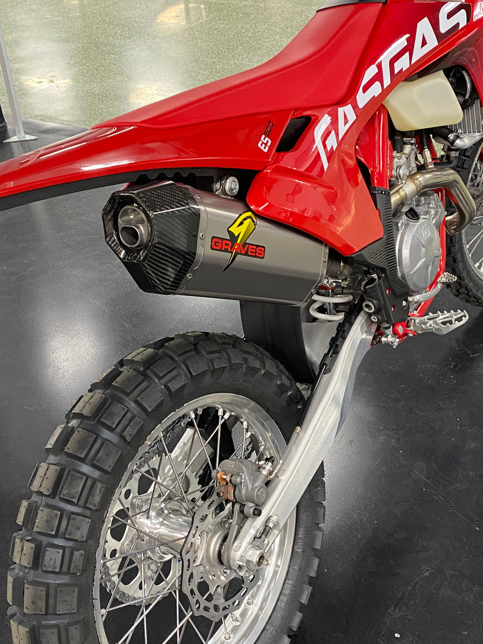 Graves Multi Fitment Dualsport Titanium Exhaust - Ktm - Husqvarna - Gasgas 2024 Exk-24exc-Sot