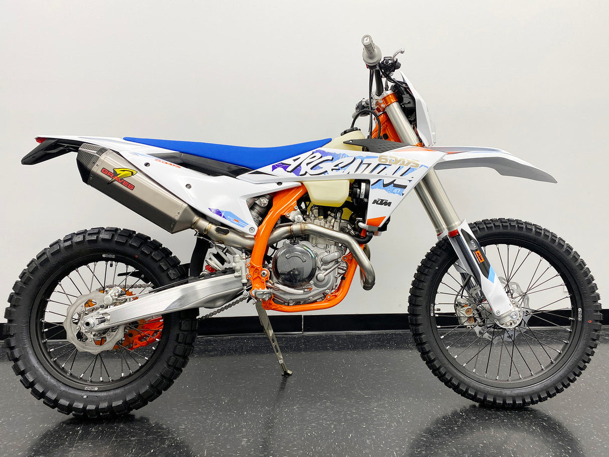 Graves Multi Fitment Dualsport Titanium Exhaust - Ktm - Husqvarna - Gasgas 2024 Exk-24exc-Sot